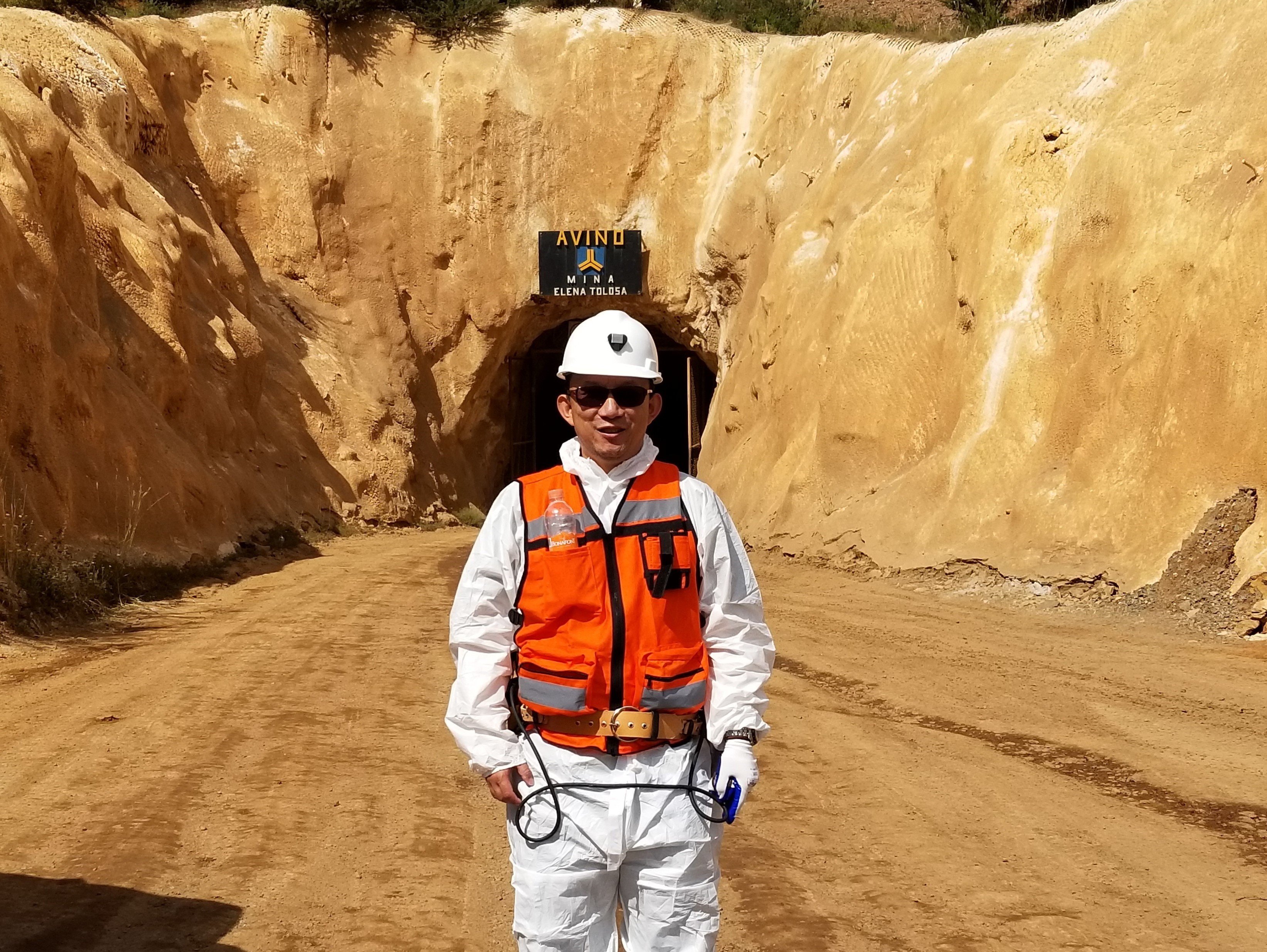 In Front of the Mine Entrance